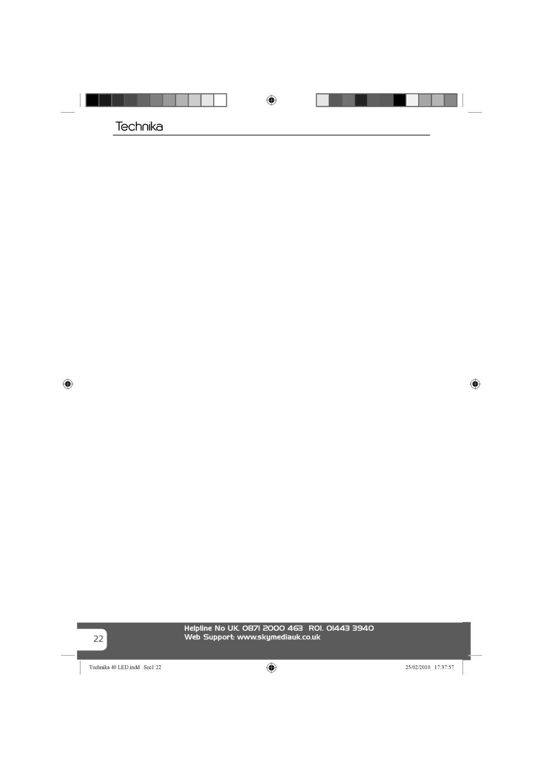 Technika 40-260 manual Technika 40 LED.indd Sec122 25/02/2010 