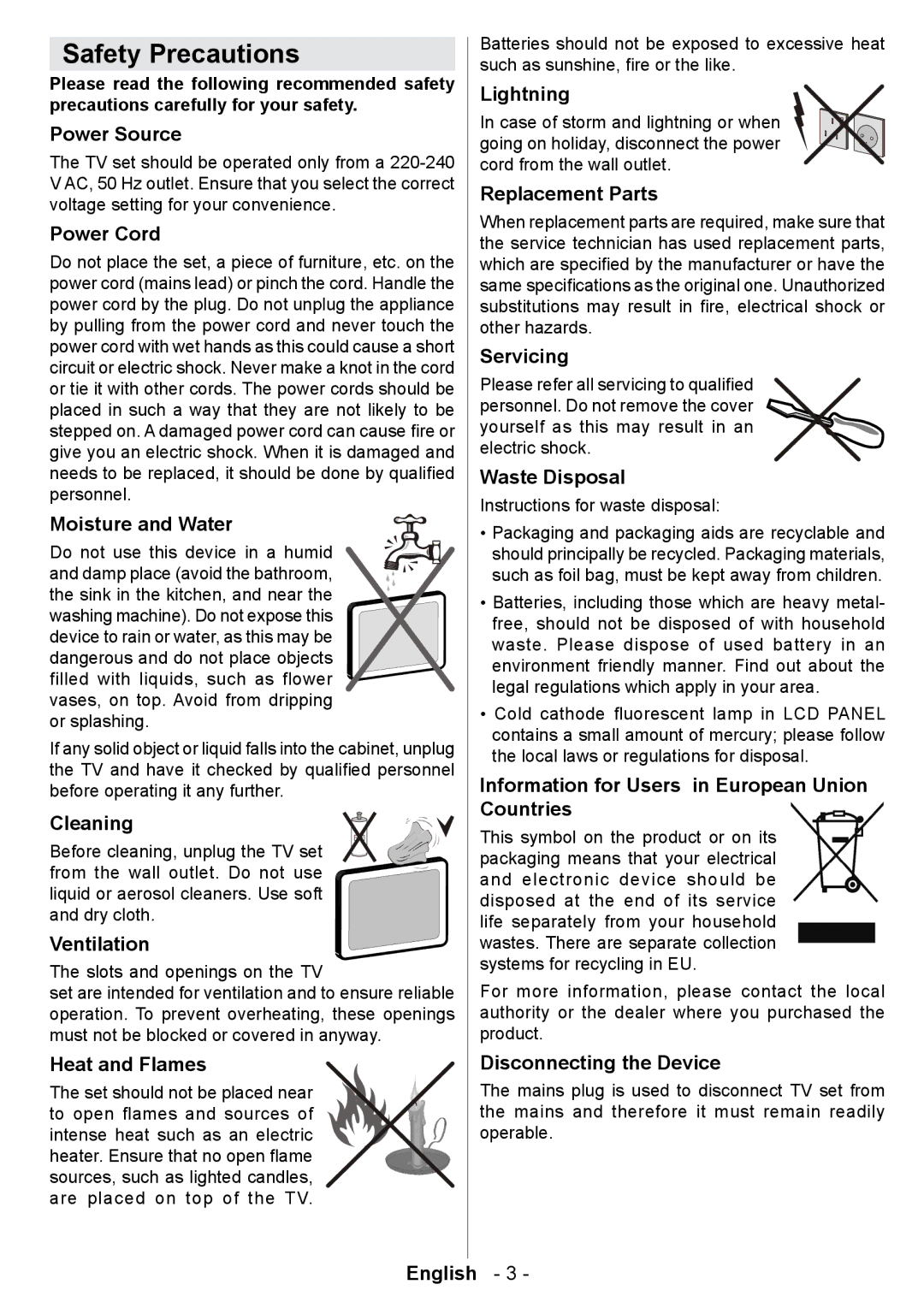 Technika 42-2020 manual Safety Precautions 