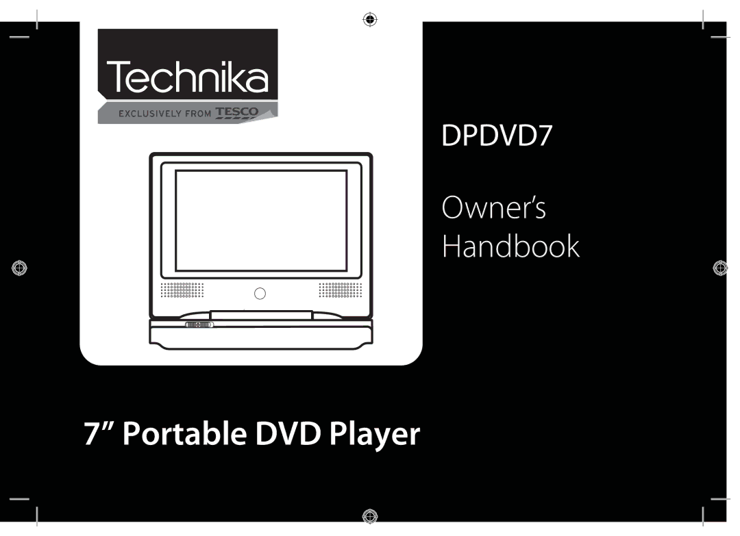 Technika DPDVD7 manual Portable DVD Player 