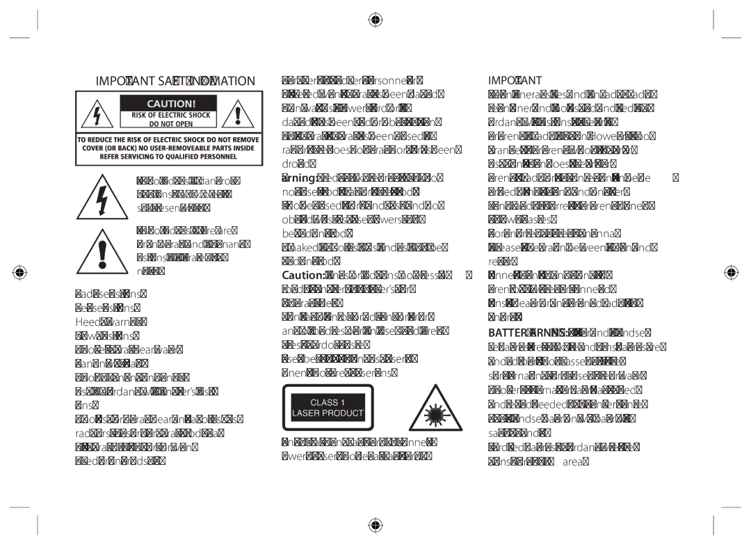 Technika DPDVD7 manual Follow all instructions, Install in accordance with the manufacturer’s instruc- tions 