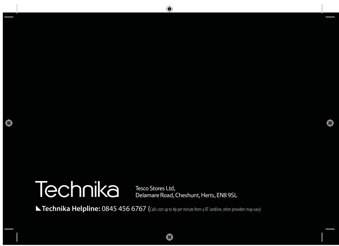 Technika DPDVD7 manual Delamare Road, Cheshunt, Herts, EN8 9SL 