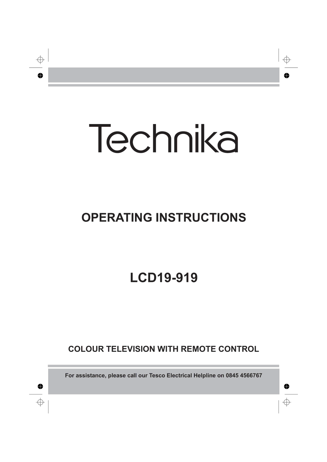 Technika LCD19-919 manual 