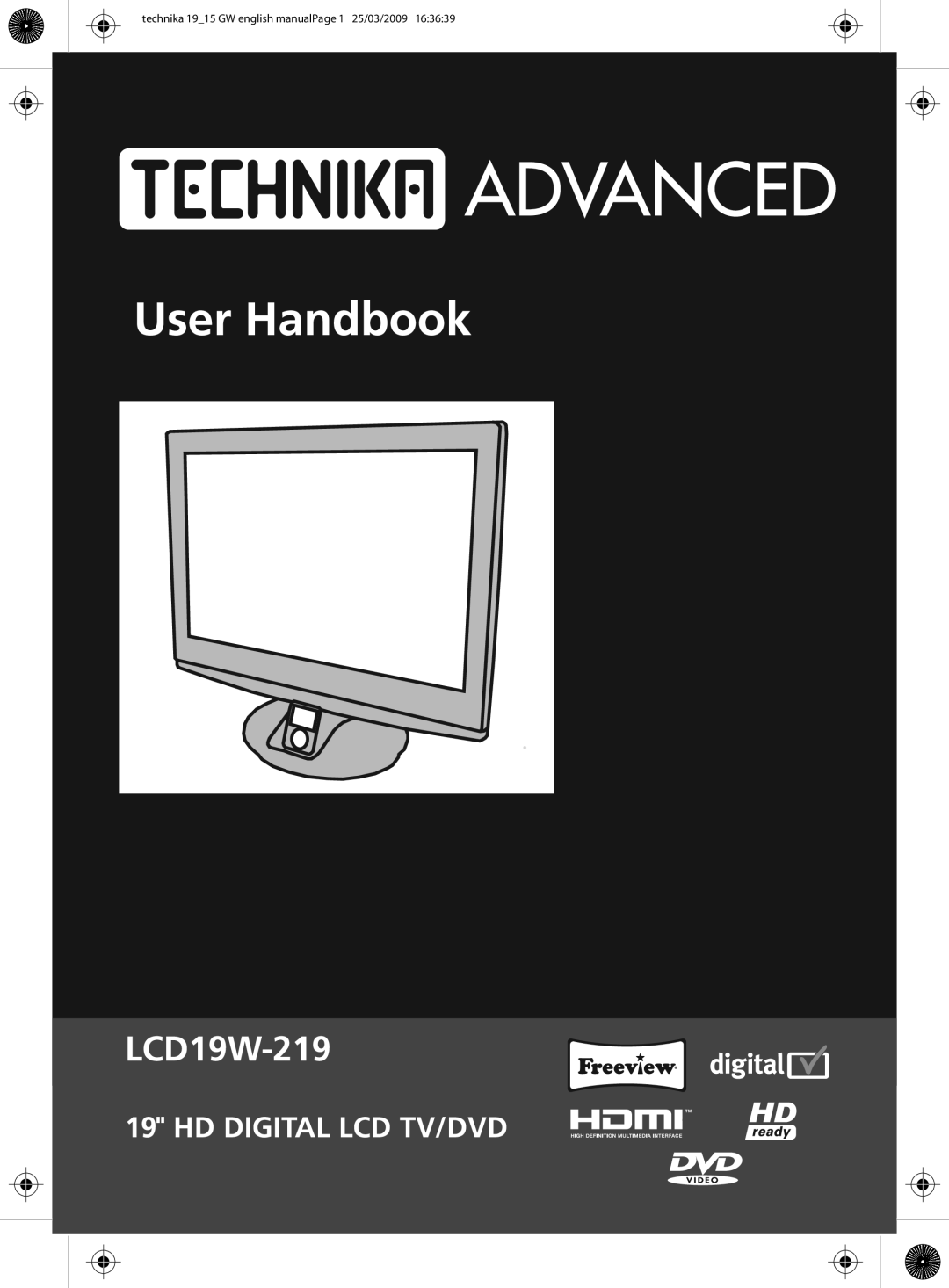 Technika LCD19W-219 manual 