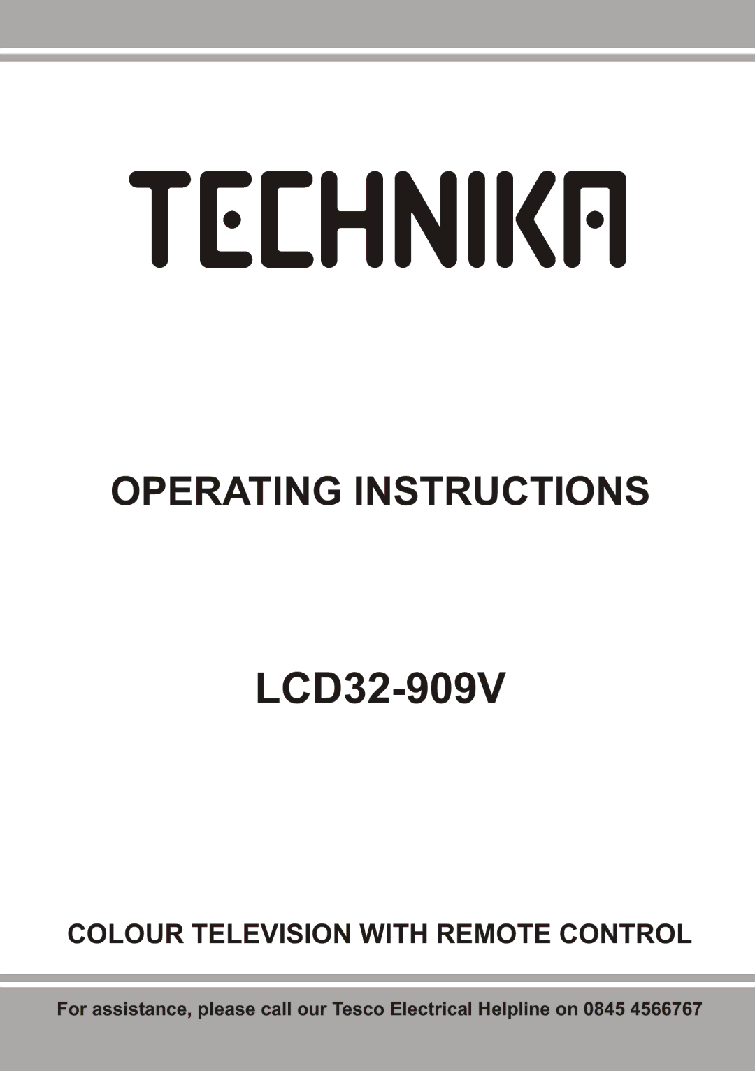 Technika LCD32-909V manual 