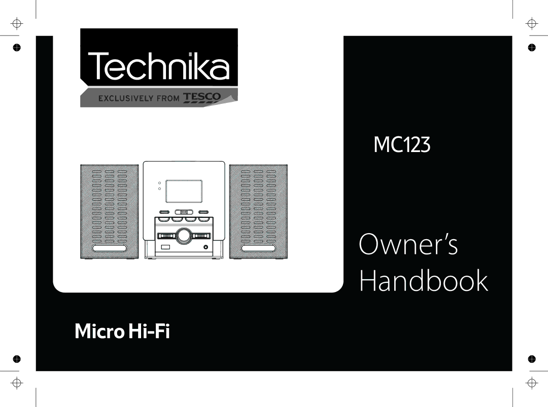 Technika MC123 manual Owner’s Handbook 