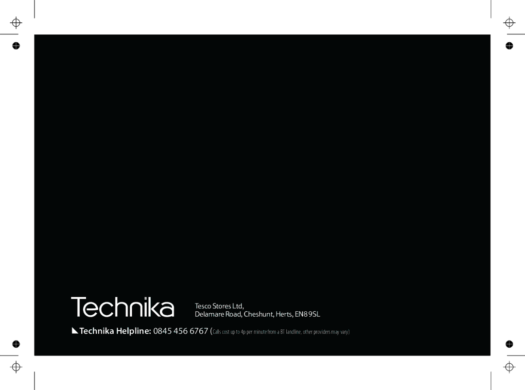 Technika MC123 manual Delamare Road, Cheshunt, Herts, EN8 9SL 