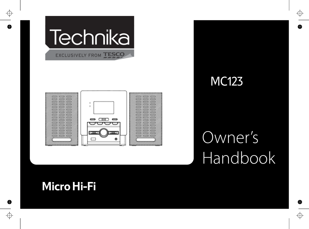 Technika MC123 manual Owner’s Handbook, Micro Hi-Fi 