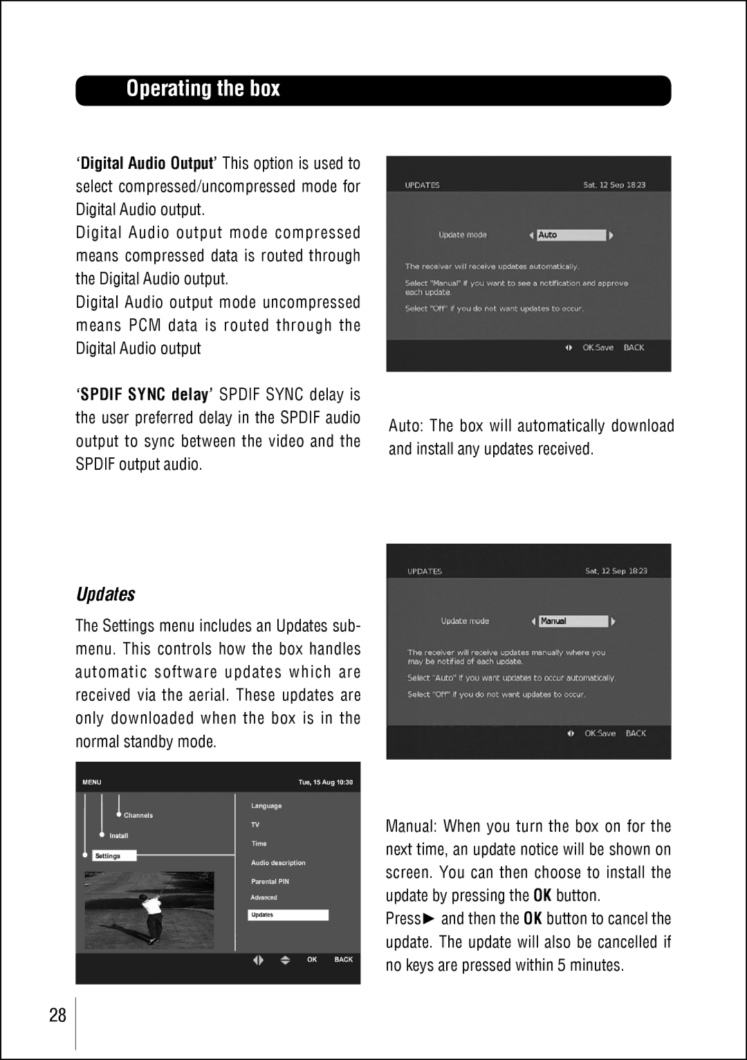 Technika STBHDIS2010 manual Updates 