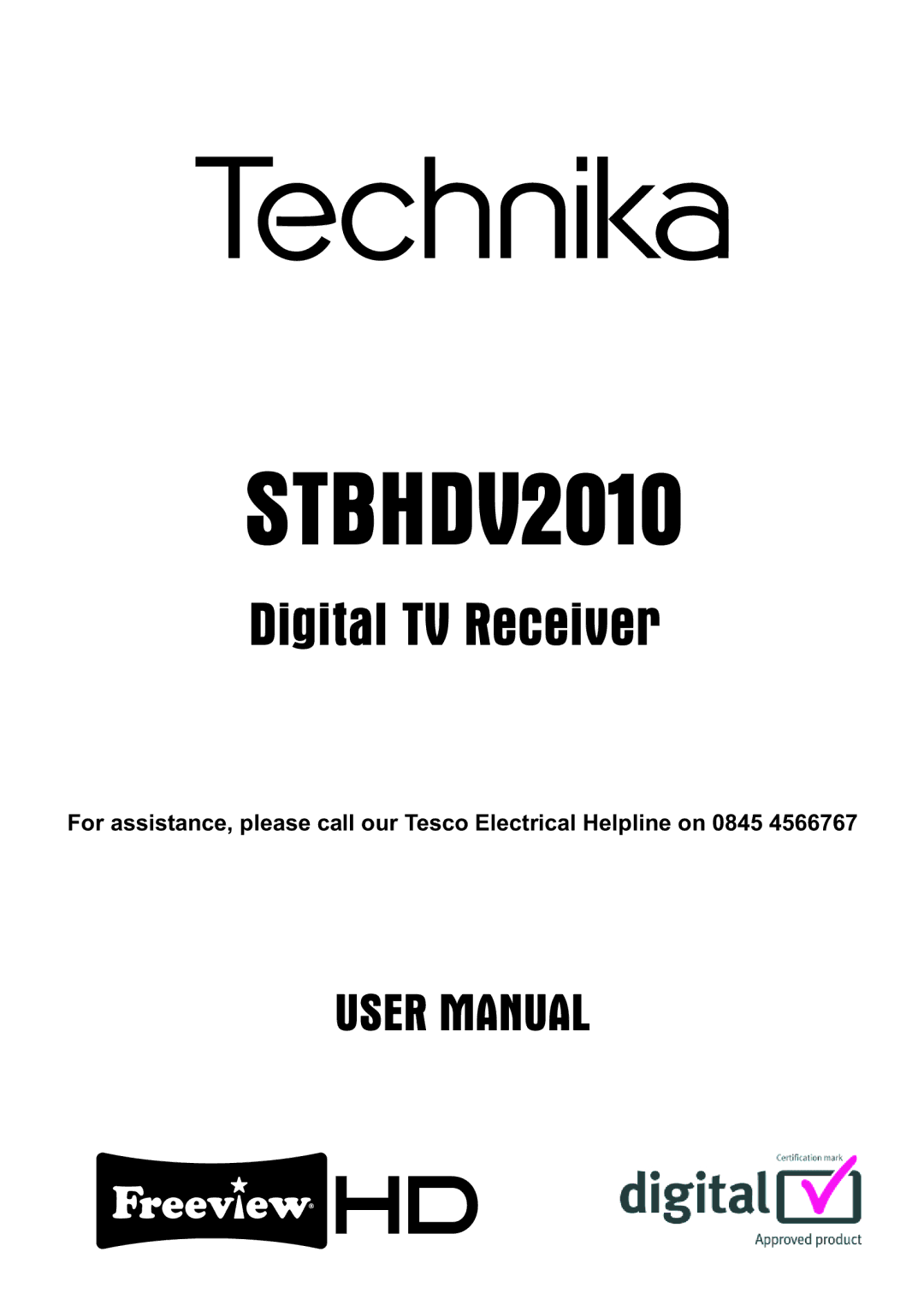 Technika STBHDV2010 user manual 