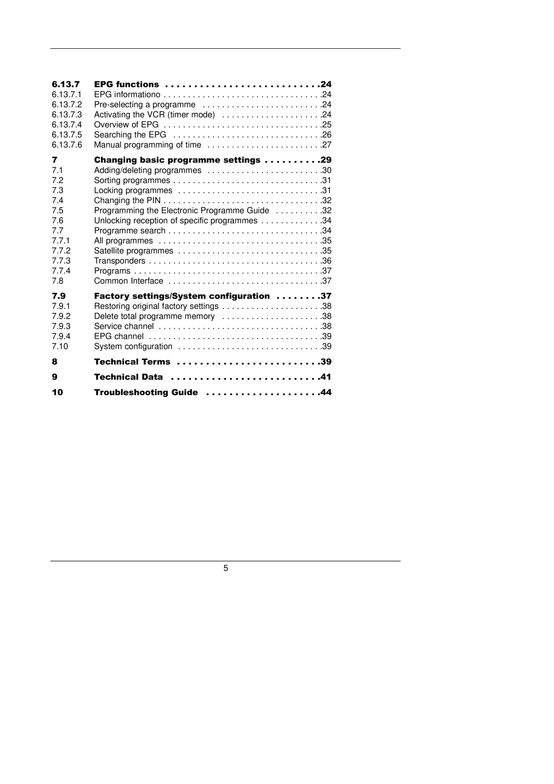 TechniSat CAM 1 plus instruction manual 