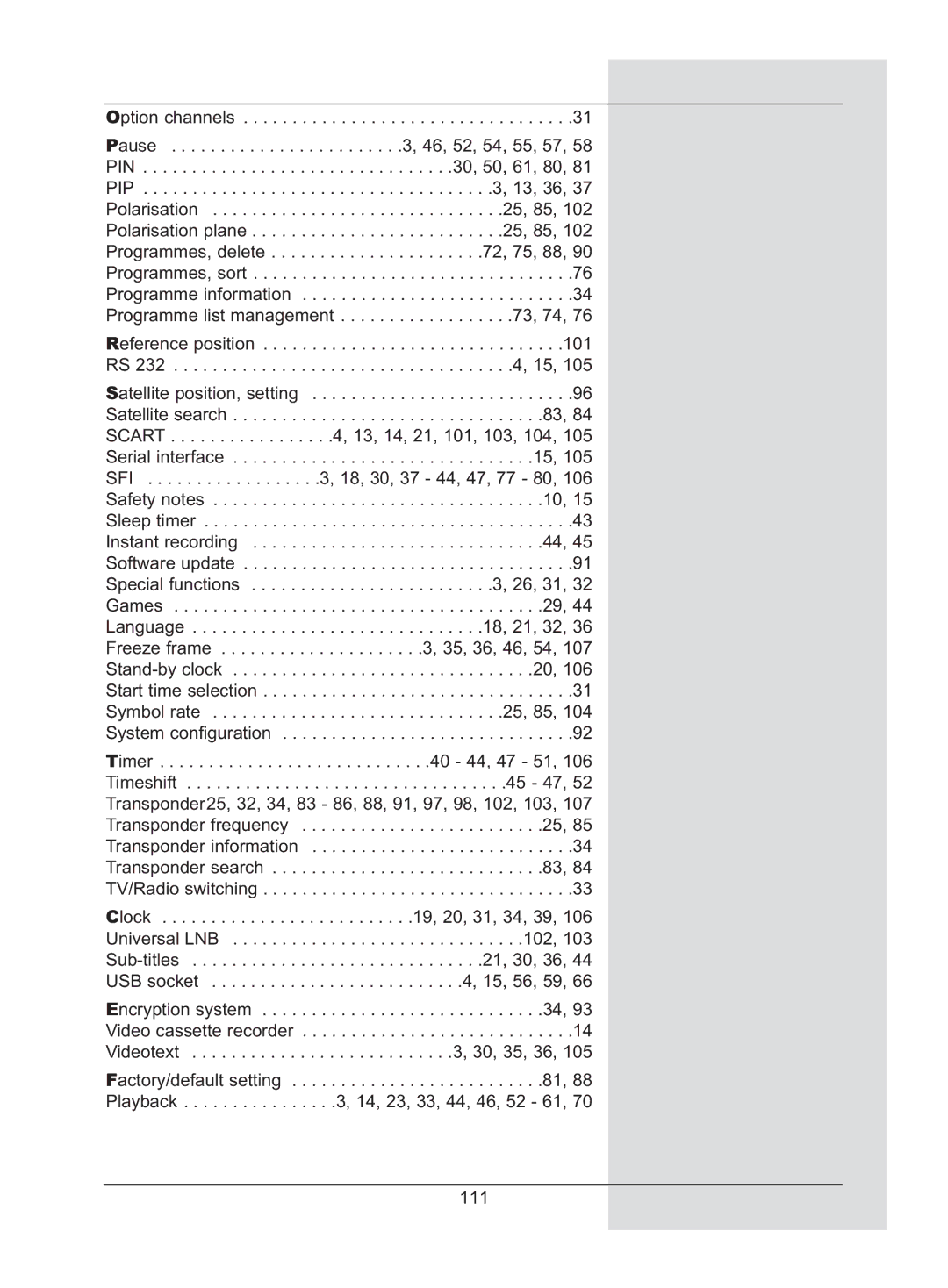 TechniSat DigiCorder S2 manual Pin 