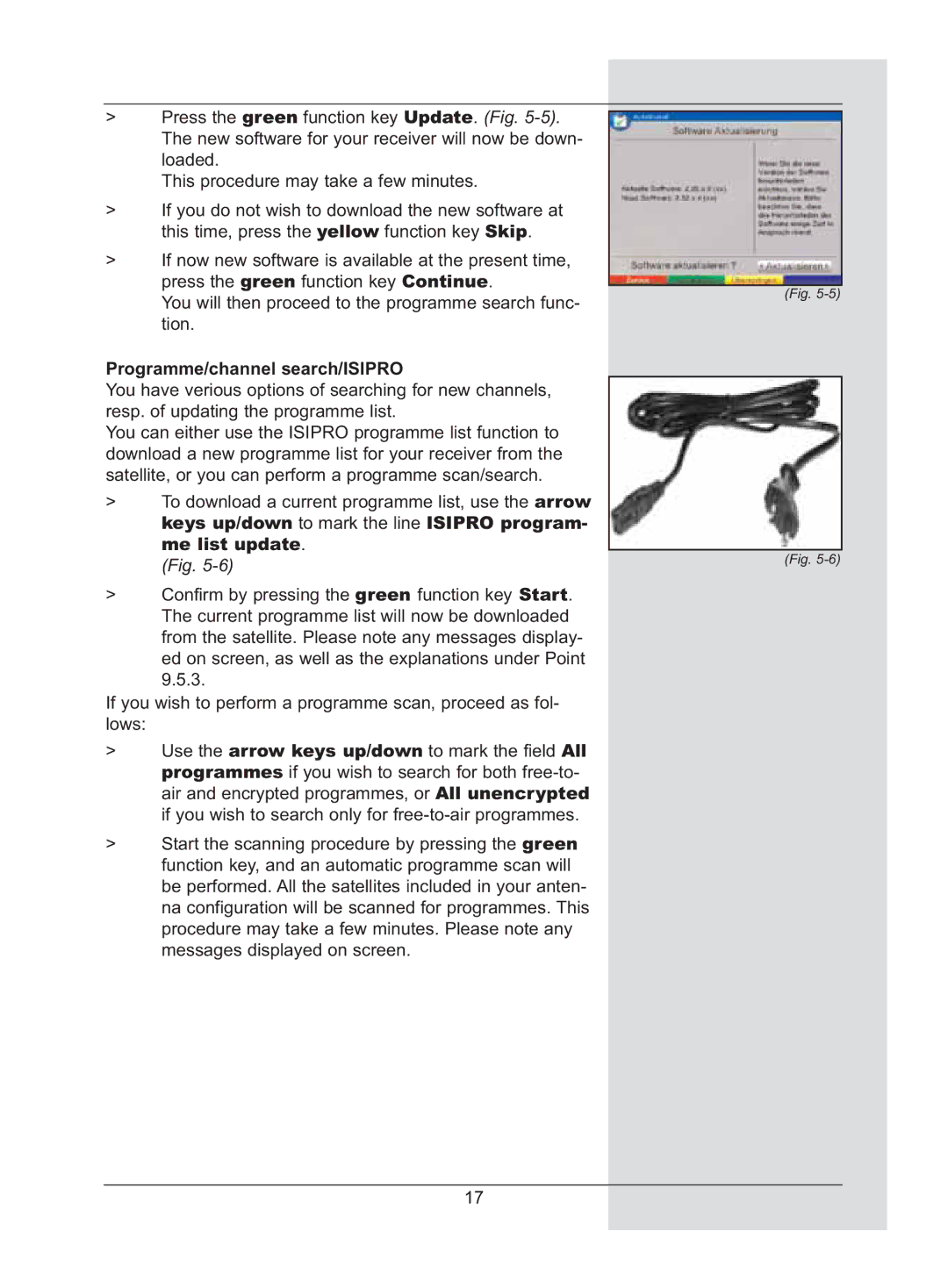 TechniSat DigiCorder S2 manual Programme/channel search/ISIPRO 