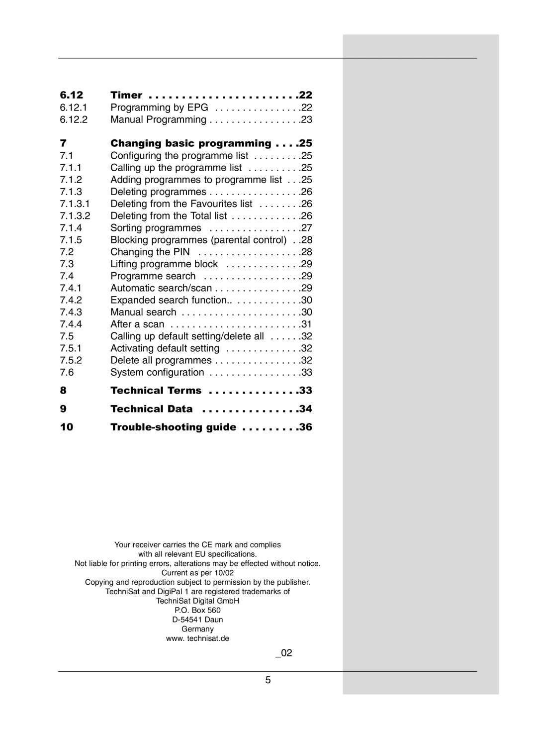 TechniSat DigiPal1 manual 