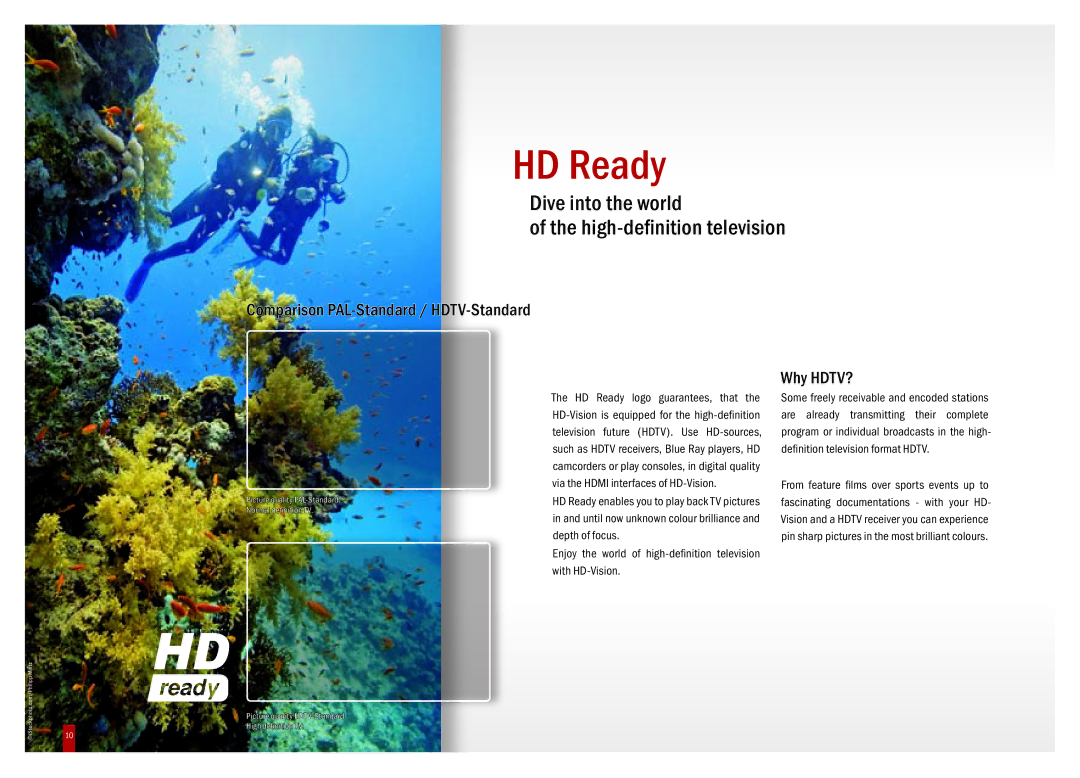 TechniSat DVB-T, DVB-S, DVB-C manual HD Ready, Dive into the world High-definition television, Why HDTV? 