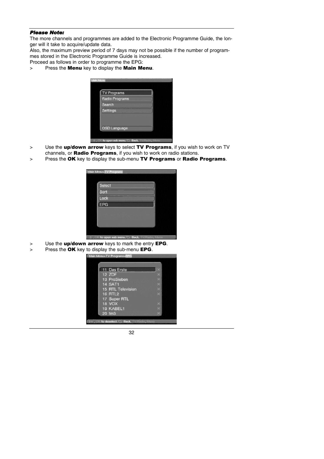 TechniSat Integrated IRDETO instruction manual 