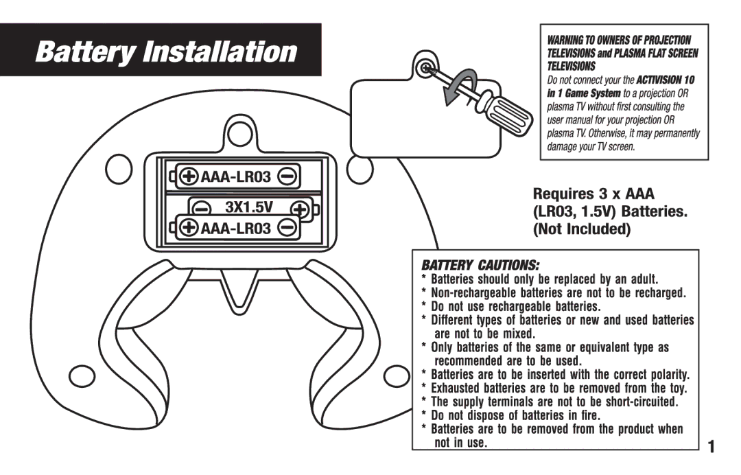 Techno Source 10 in 1 Game System, 10700R manual 