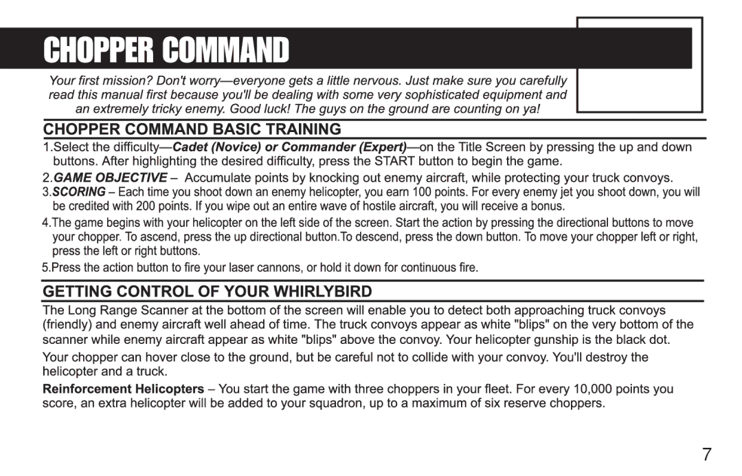 Techno Source 10 in 1 Game System, 10700R manual 