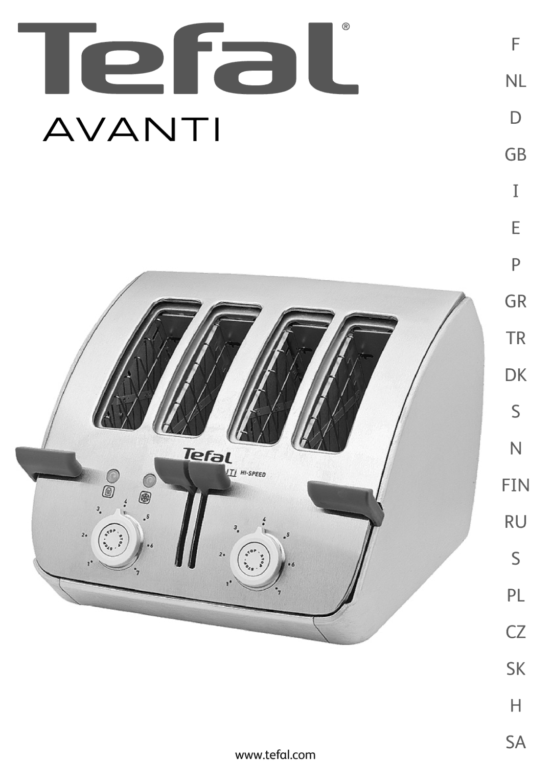 Tefal 532718 manual Avanti 