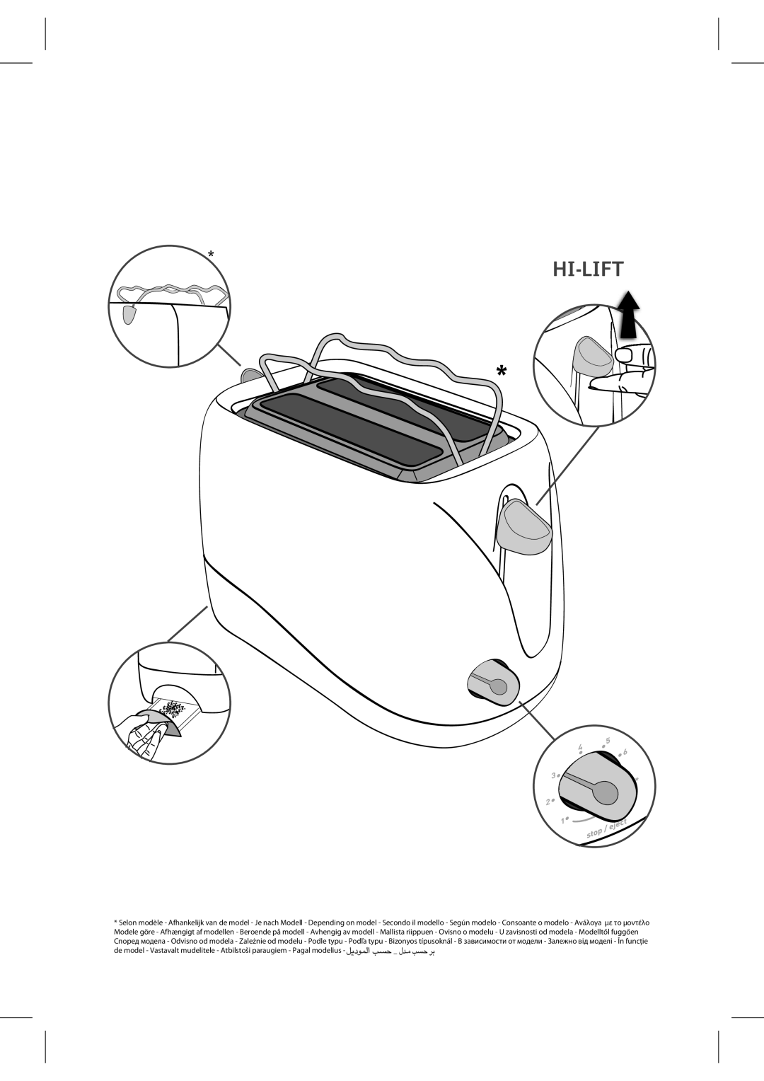 Tefal 539815 manual Hi-Lift 