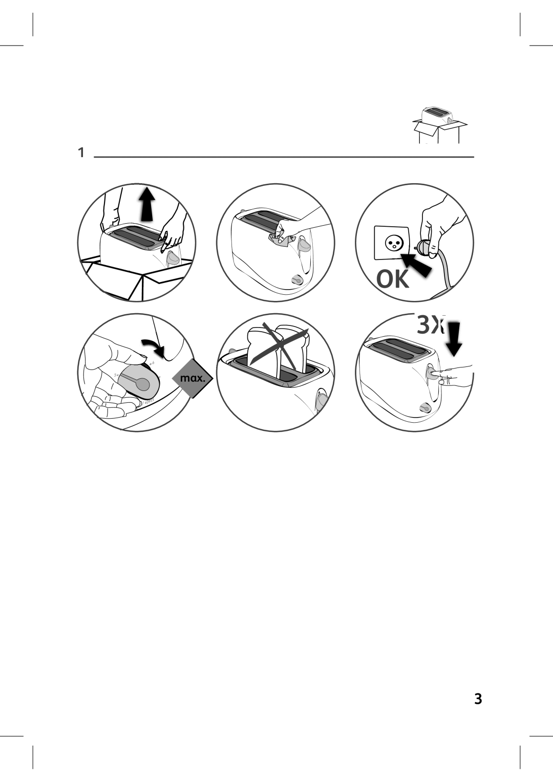 Tefal 539815 manual Max 