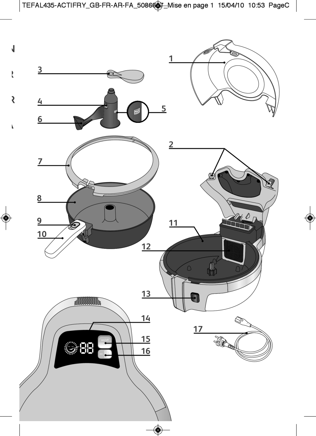 Tefal AH900032, AH900034, AH900033, AH900031, AH900015, AH900030, AH900037, AH900070, AH900036, AH900039, AH900072, AH900071, AH900038 