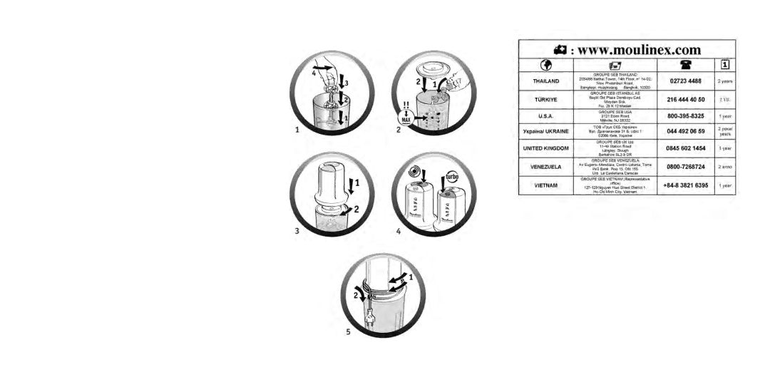 Tefal AT714G40 manual 