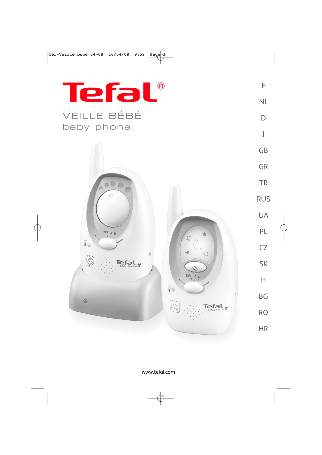 Tefal BH1200J9 manual Veille Bébé baby phone 