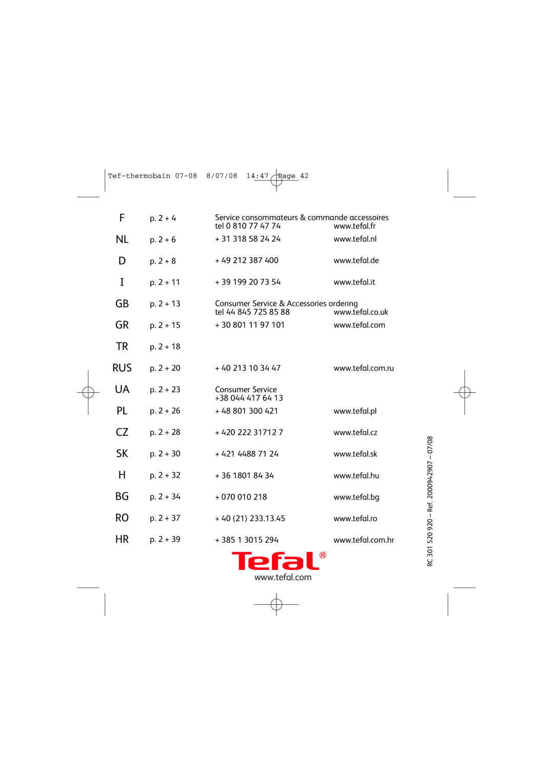 Tefal BH1371J8 manual Rus 