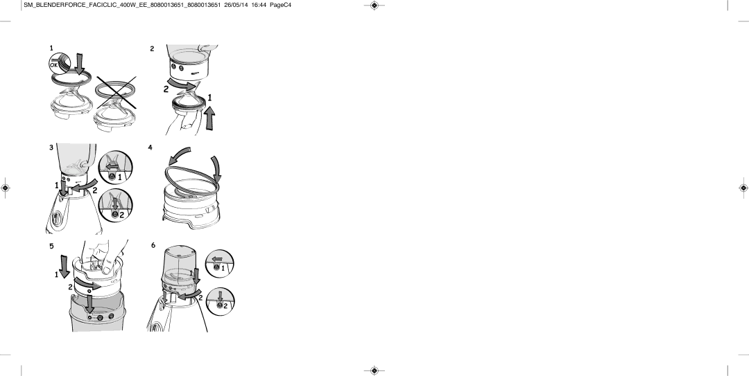 Tefal BL3001AC, BL300138 manual 