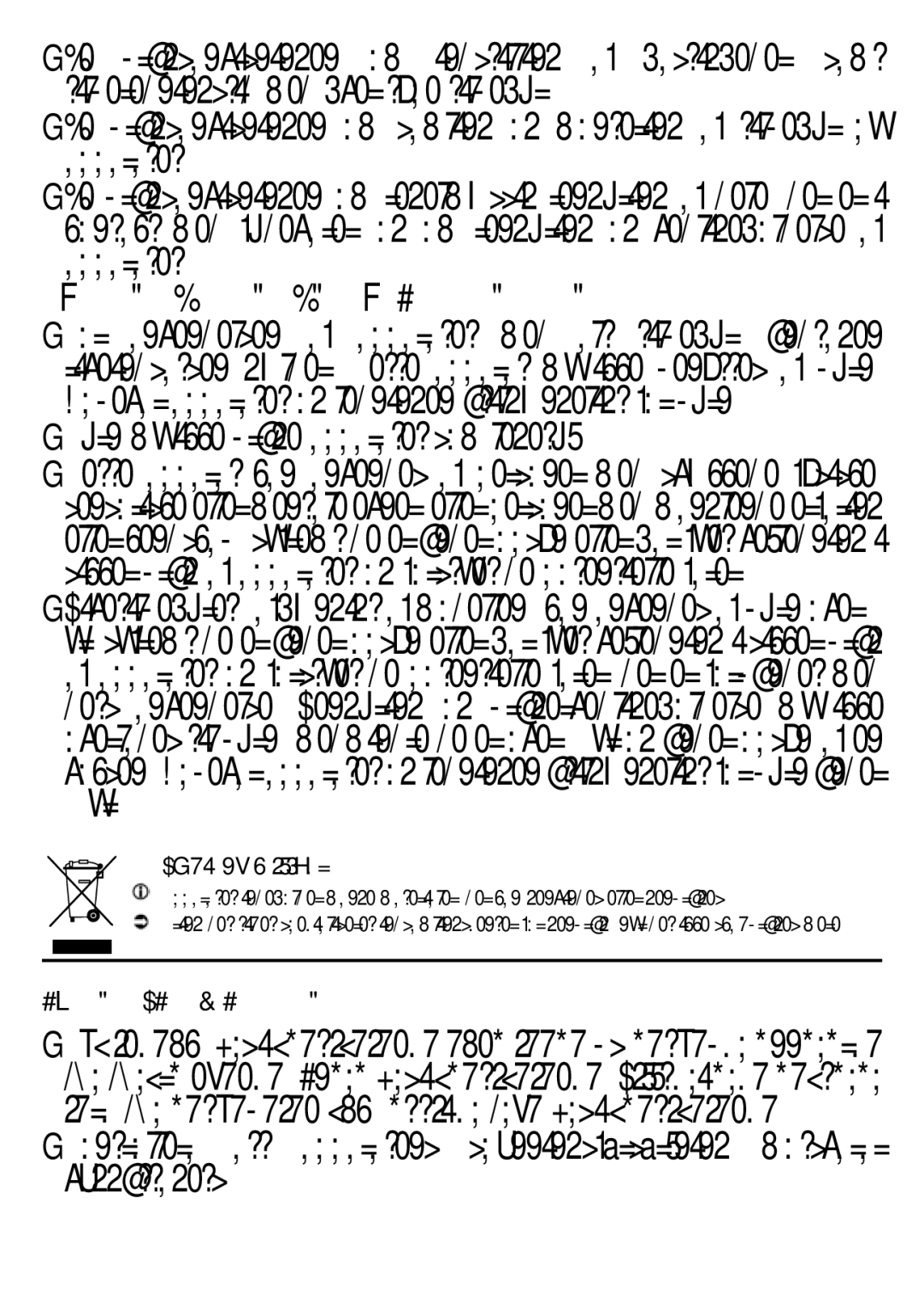 Tefal BL300838, BL3008AC manual Gælder KUN for Europæiske Markeder 