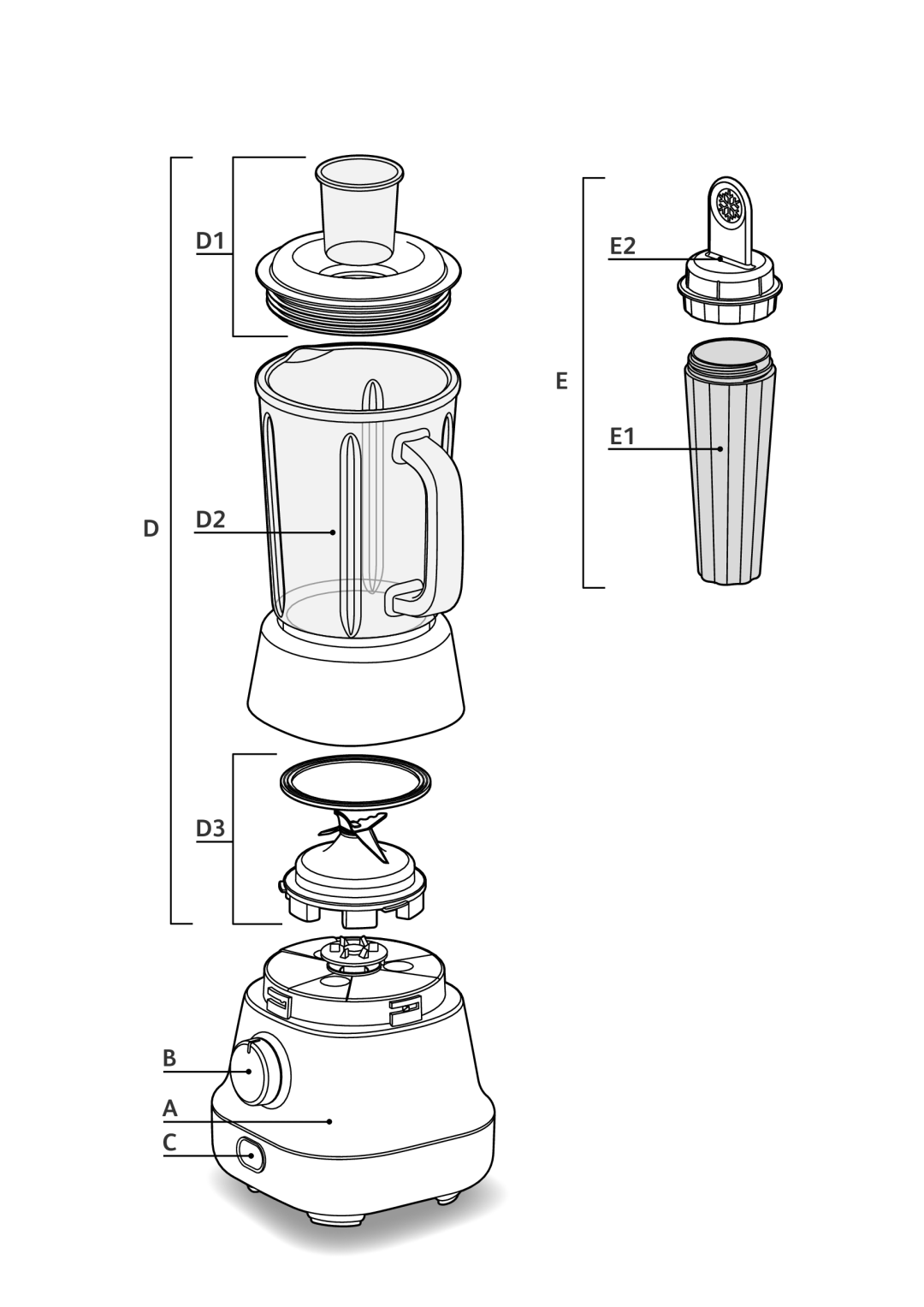 Tefal BL523D34, BL523D31, BL523D3E manual 