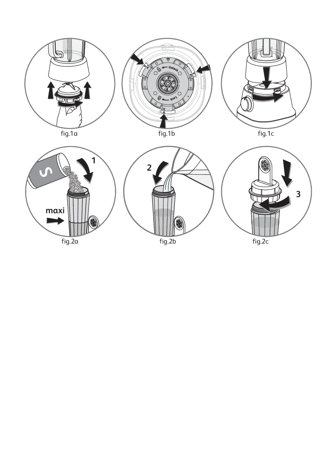 Tefal BL523D31, BL523D3E, BL523D34 manual Maxi 