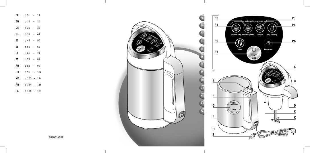 Tefal BL841140 manual 104 