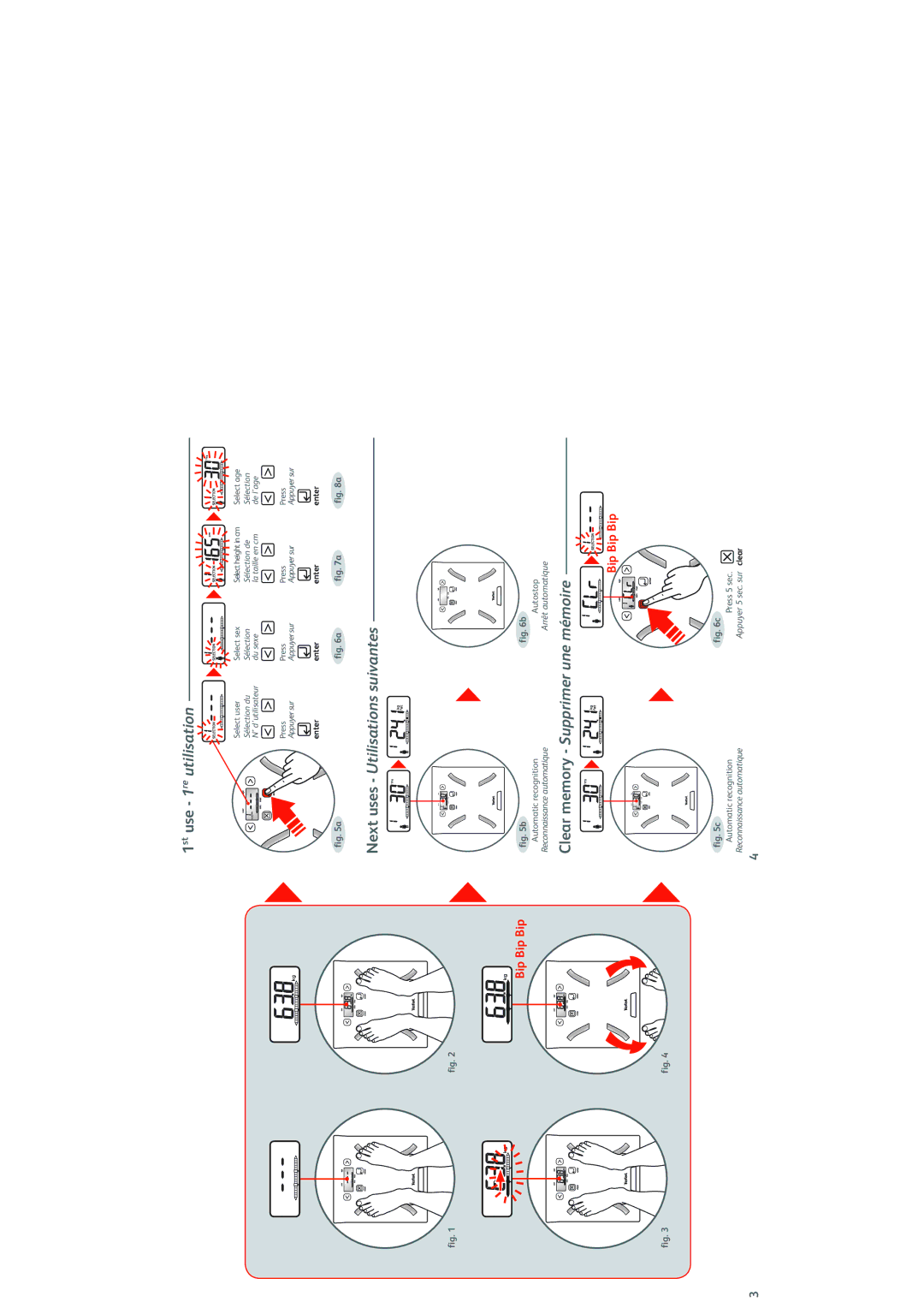 Tefal BM2024B9, BM2024A9, BM2024F9 manual Next uses Utilisations suivantes 