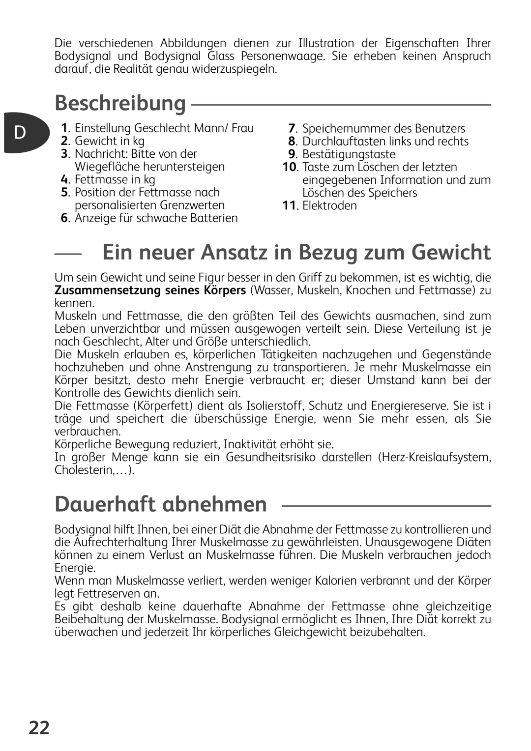 Tefal BM3100Z0 manual Ein neuer Ansatz in Bezug zum Gewicht, Dauerhaft abnehmen, Darauf, die Realität genau widerzuspiegeln 