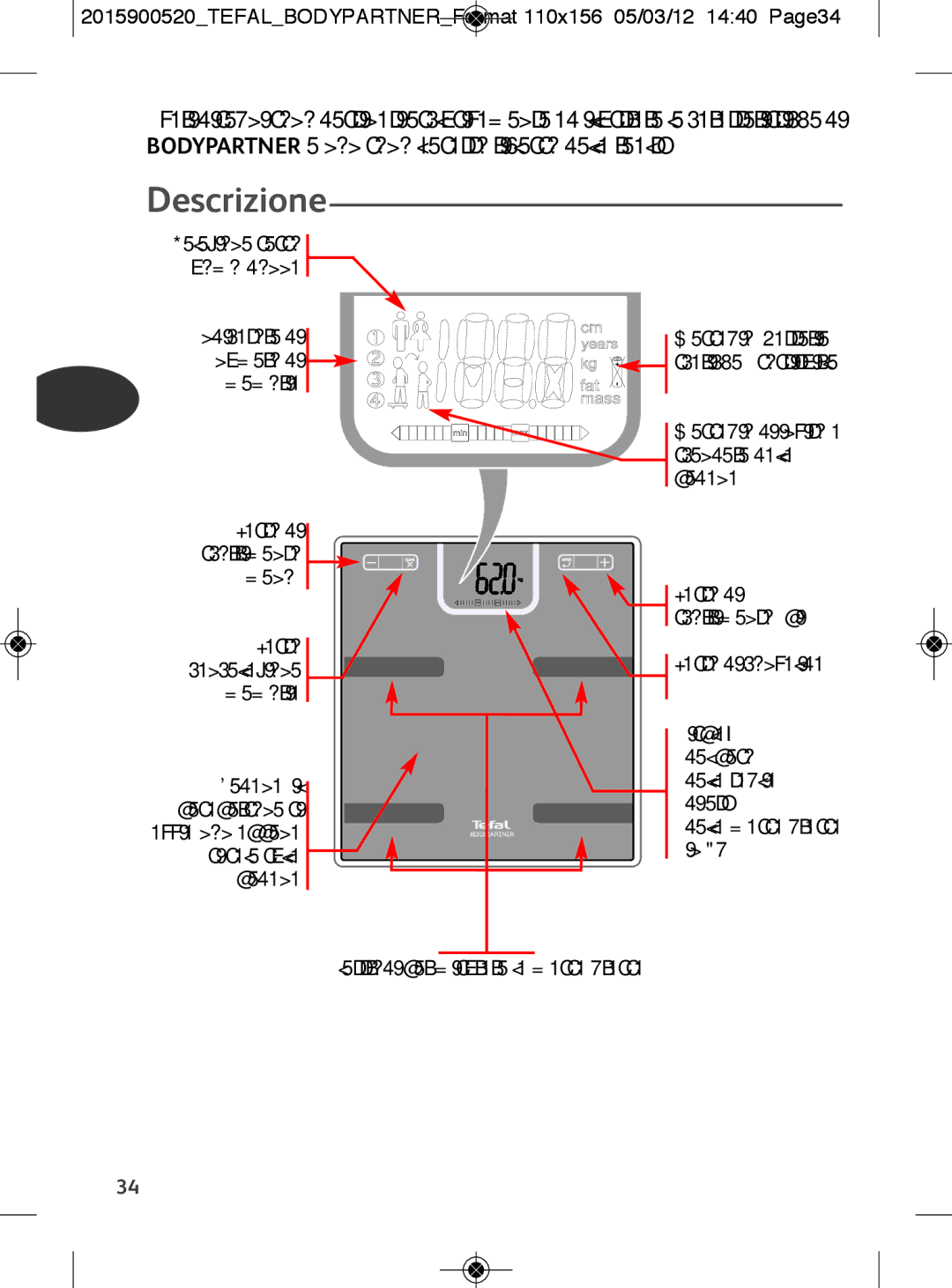 Tefal BM6001BI, BM6001V0 manual Descrizione, Sv Tr 