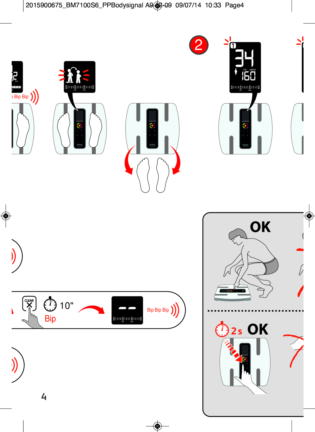 Tefal BM7100S5 manual 2015900675BM7100S6PPBodysignal A9 12-09 09/07/14 1033 Page4 