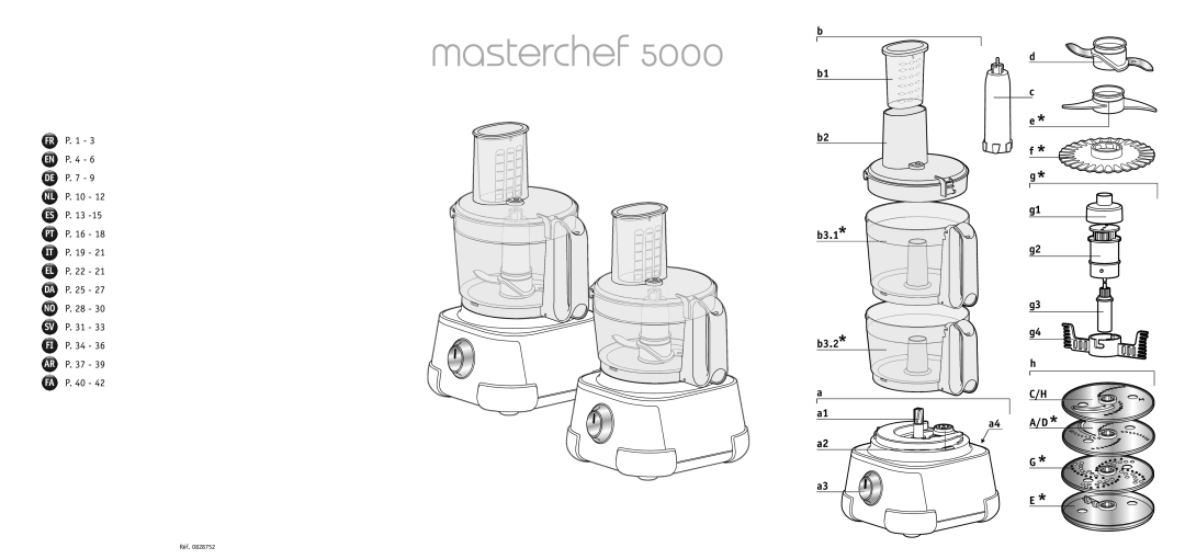 Tefal DO514138 manual B3.1 B3.2 A4 A/D 