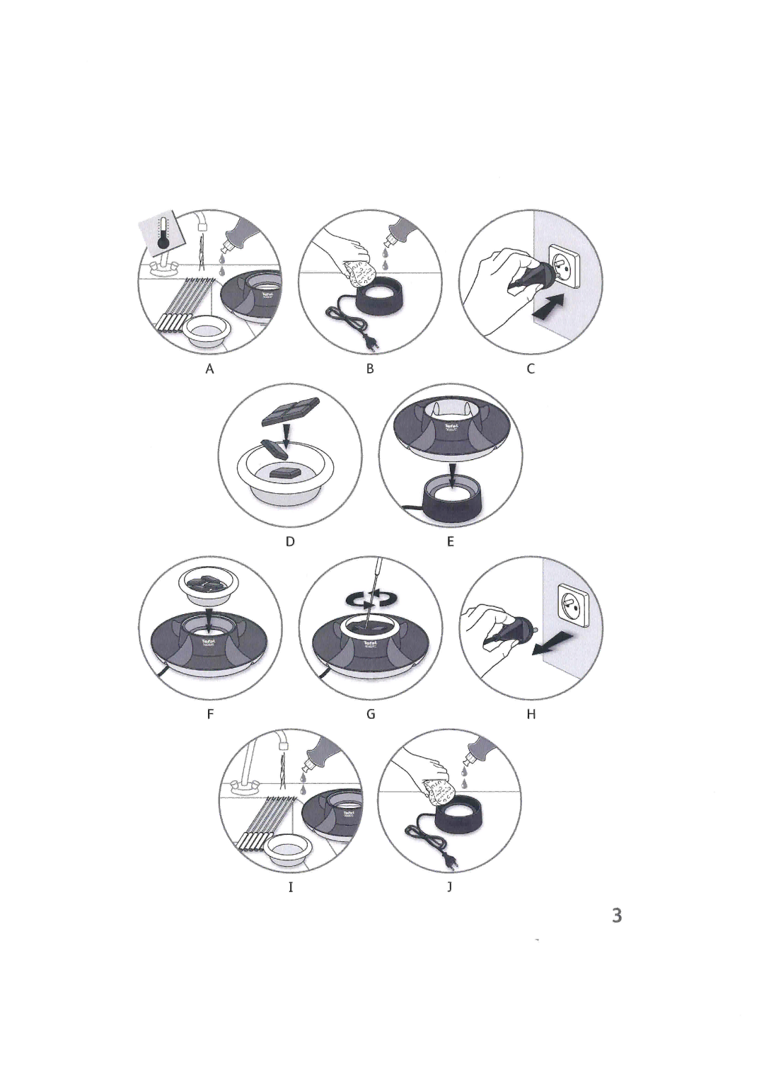 Tefal EF290072, EF290012 manual 