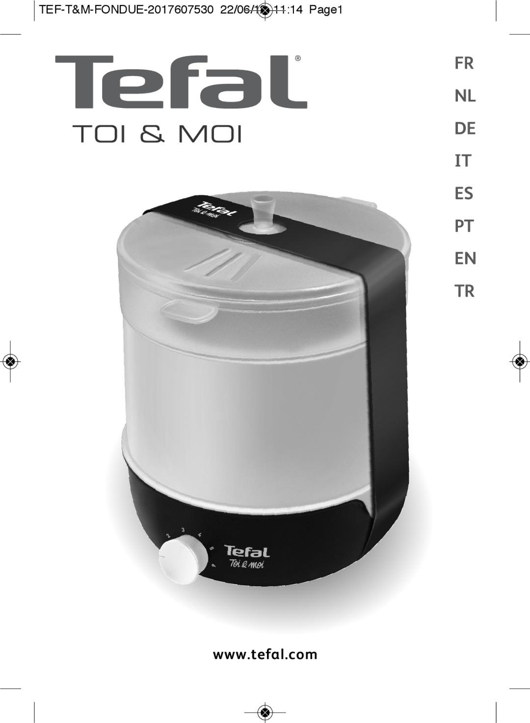 Tefal EF501601 manual Toi & Moi 