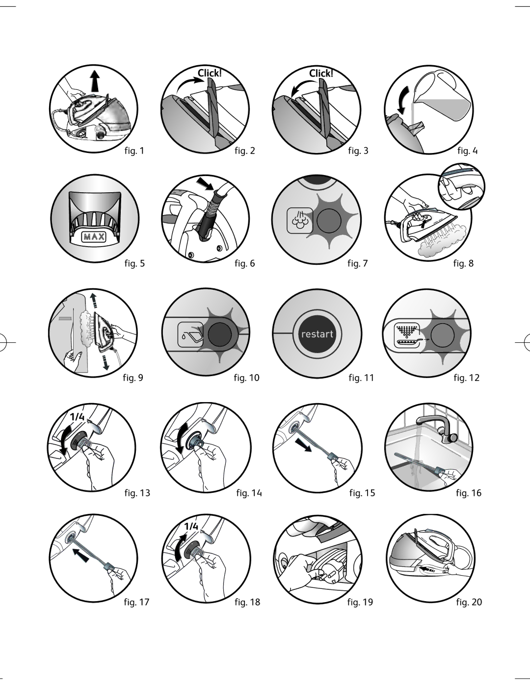 Tefal EXPRESS ANTI-CALC manual 