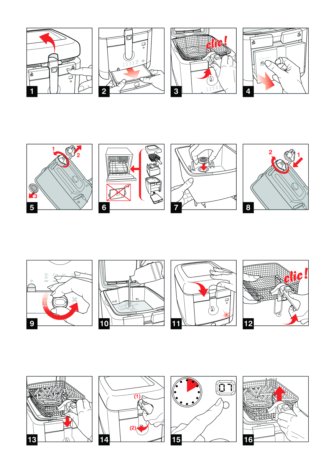 Tefal FA700416, FA700415, FA700470, FA700430 manual 11 C 