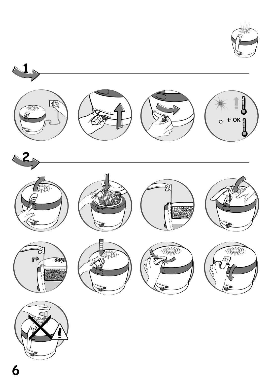 Tefal FF101830, FF101831, FF101851, FF101850 manual 