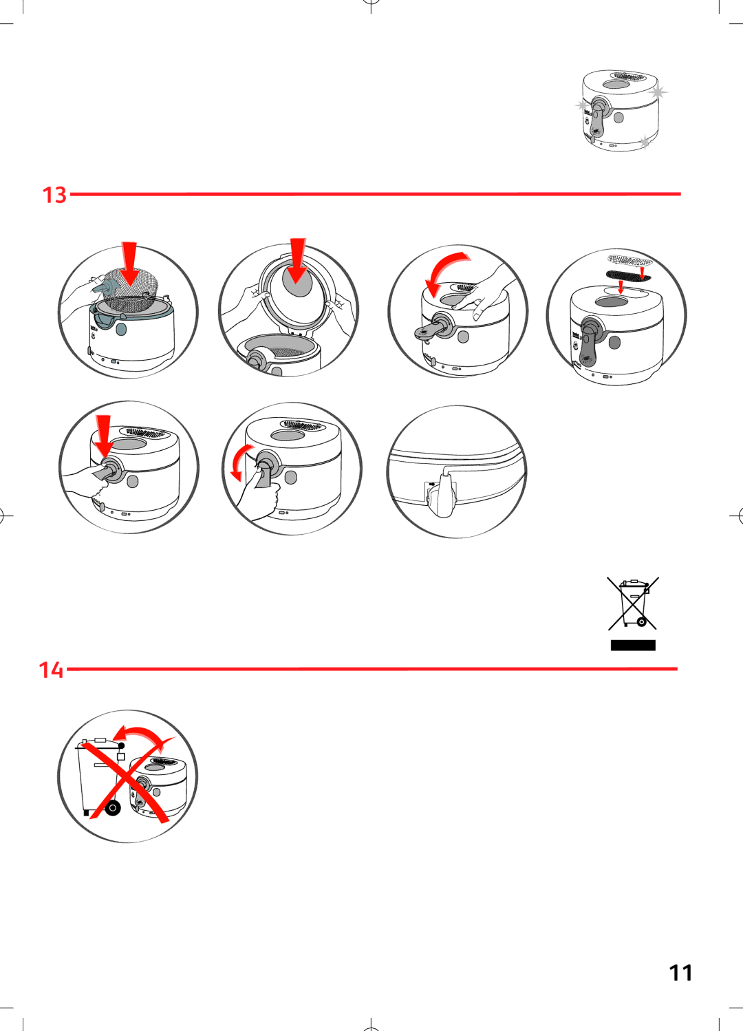 Tefal FF102831, FF102832, FF102830, FF102815 manual 