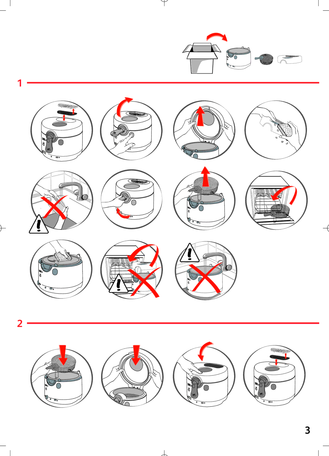 Tefal FF102831, FF102832, FF102830, FF102815 manual 