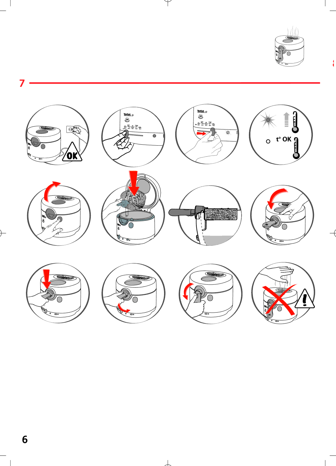 Tefal FF102815, FF102832, FF102830, FF102831 manual 