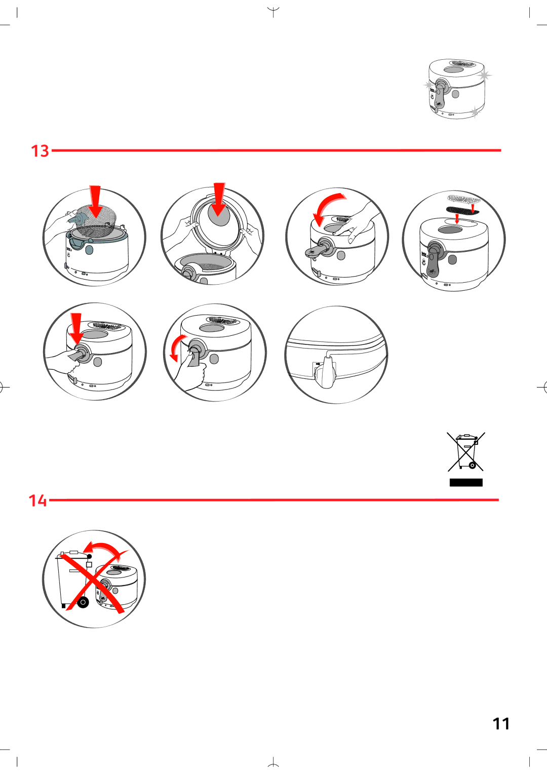 Tefal FF103152, FF103131, FF103130 manual 