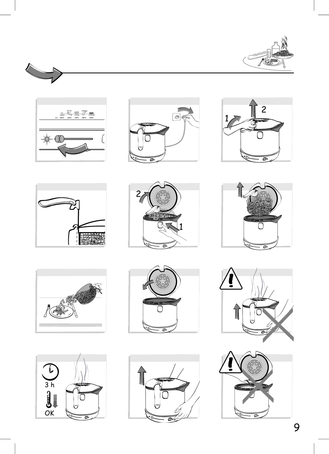 Tefal FF104430 manual 