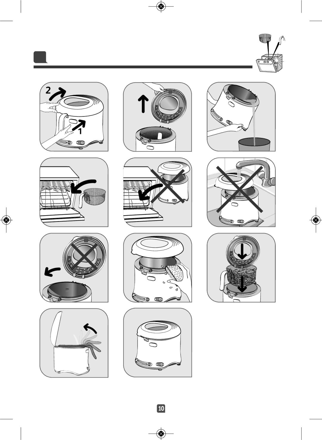 Tefal FF123130, FF123140 manual 