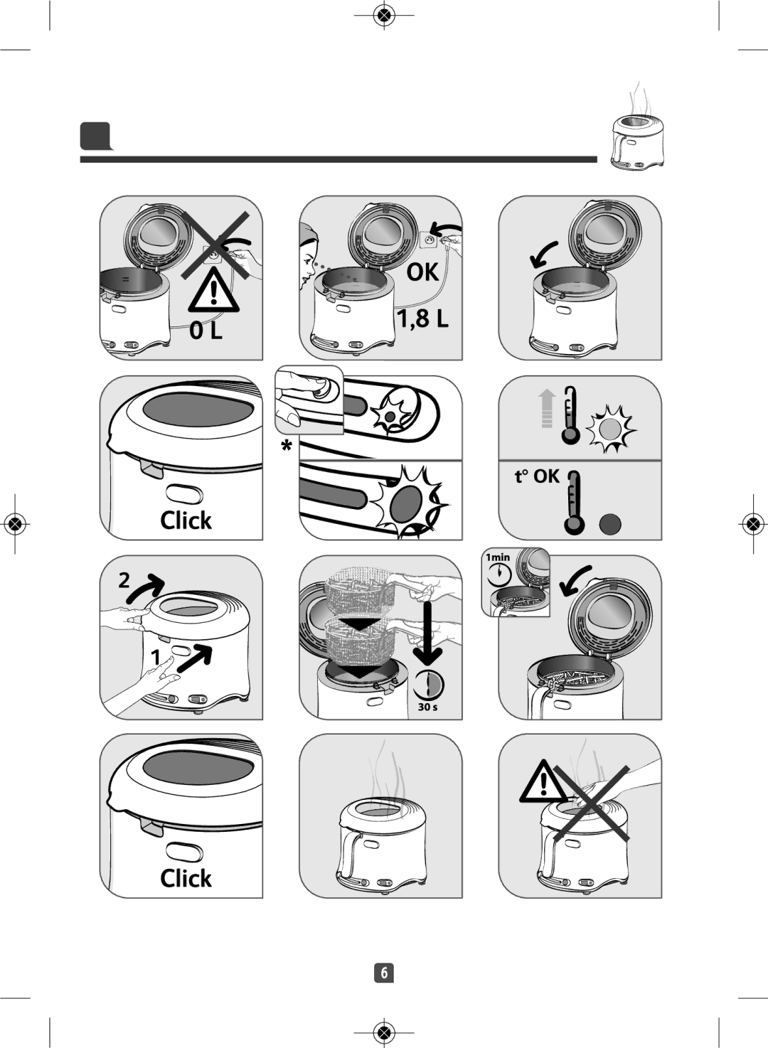 Tefal FF123130, FF123140 manual 